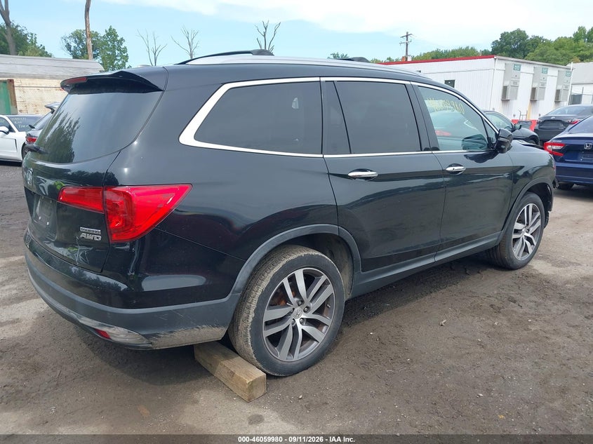 Vin: 5fnyf6h97gb100177, lot: 46559507, honda pilot touring 20164