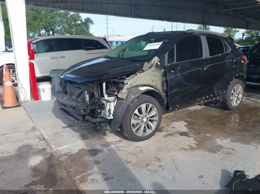 Vin: kl4cjasb8hb053036, lot: 46559535, buick encore preferred 20172