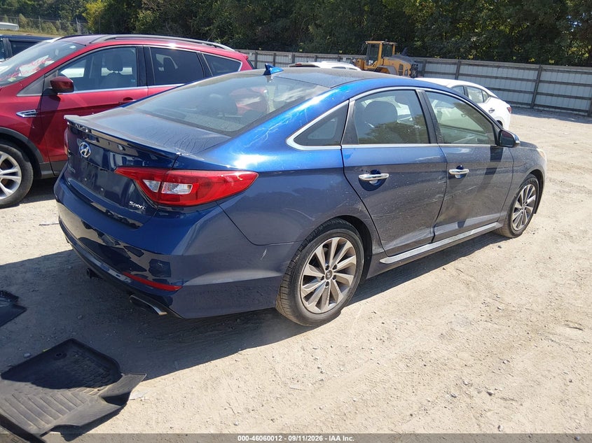 Vin: 5npe34af1fh196260, lot: 46559539, hyundai sonata sport 20154