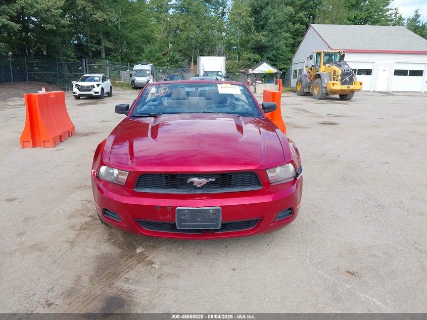 2012 FORD MUSTANG CABRIO 3.7L V-6 DOHC, VVT, REGULAR , 305HP