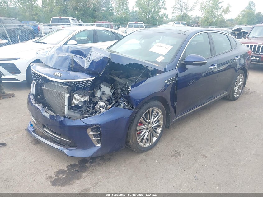 2017 Kia Optima, Удар спереду, IAAI, VIN 5XXGV4L21HG128651 — фото 2