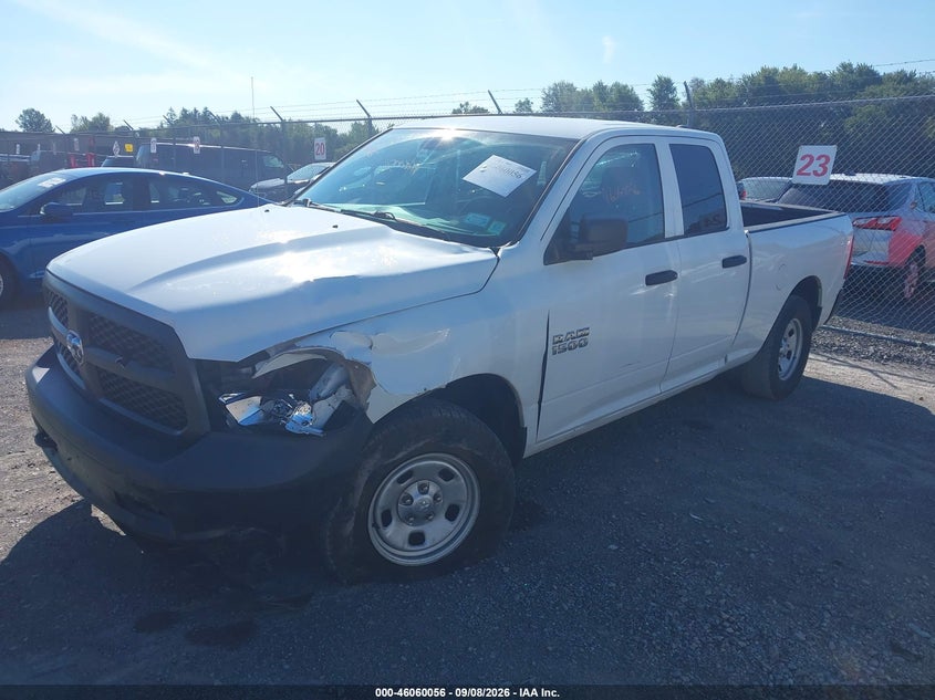 Vin: 1c6rr7fg9hs762485, lot: 46559583, ram 1500 tradesman  4x4 6'4 box 20172