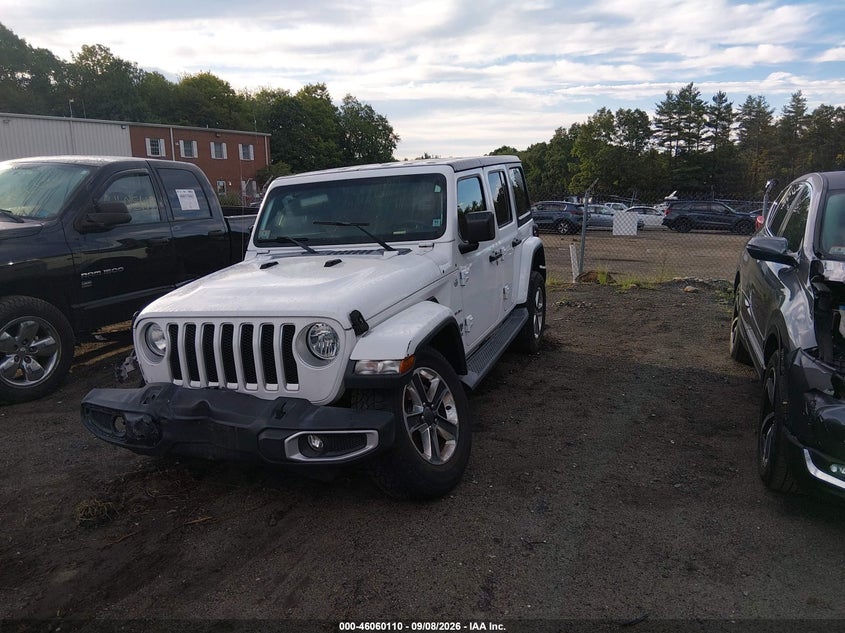 Vin: 1c4hjxeg8kw528402, lot: 46559637, jeep wrangler unlimited sahara 4x4 20192