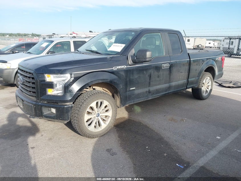 Vin: 1ftex1ep1hfb65075, lot: 46559657, ford f-150 xl 20172