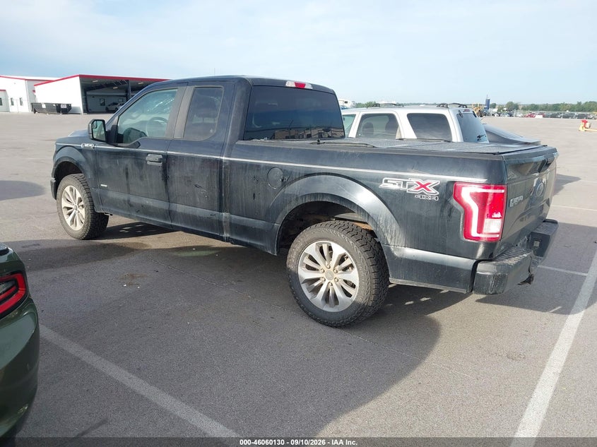 Vin: 1ftex1ep1hfb65075, lot: 46559657, ford f-150 xl 20173