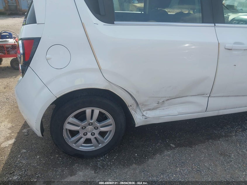 CHEVROLET SONIC 2014 VIN 1G1JC6SB9E4125603