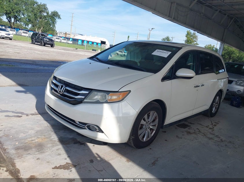 2016 Honda Odyssey, Правый бок, IAAI, VIN 5FNRL5H63GB054554 — фото 2