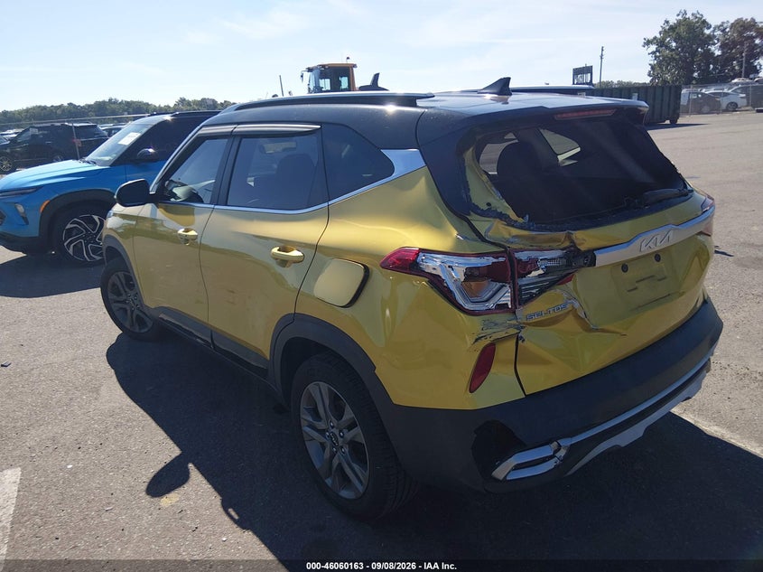 Vin: kndeu2aa0n7317837, lot: 46559690, kia seltos s 20223