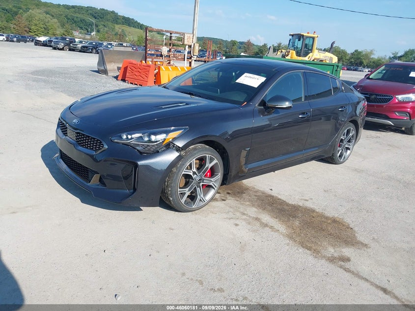 Vin: knae45lc8m6089961, lot: 46559708, kia stinger gt1 20212
