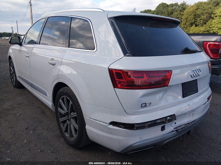 Vin: wa1laaf76hd000071, lot: 46559728, audi q7 3.0t premium 20173