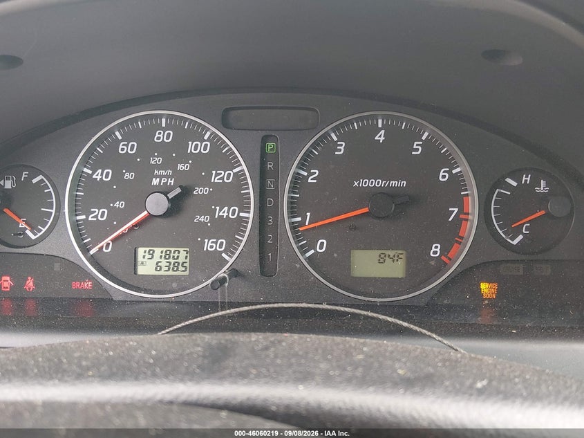 NISSAN MAXIMA 2002 VIN JN1DA31D52T423646