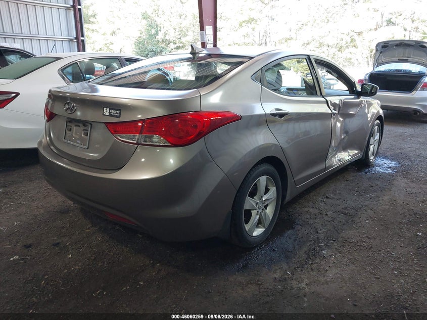 Vin: 5npdh4aexdh196789, lot: 46559786, hyundai elantra gls 20134