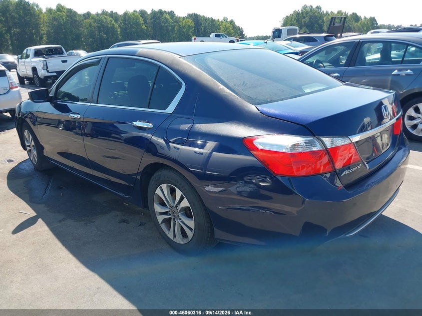 Vin: 1hgcr2f39fa200220, lot: 46559842, honda accord lx 20153
