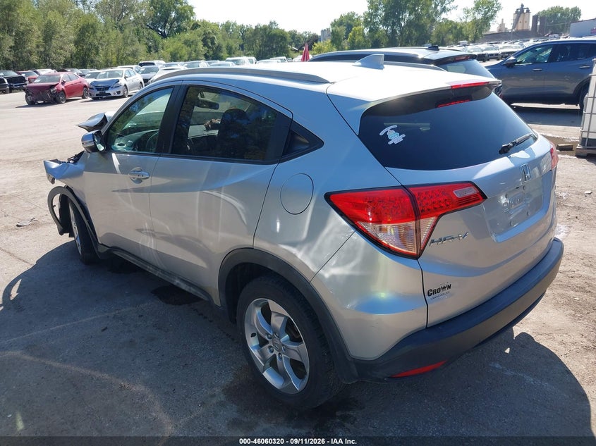 Vin: 3czru6h70gm707925, lot: 46559847, honda hr-v ex-l 20163