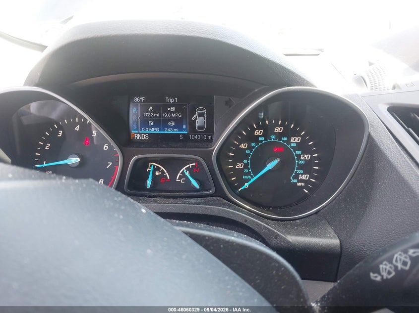 2014 FORD ESCAPE SPORT UTILITY VEHICLE 1.6L I-4 DI, DOHC, VVT, TURBO, REGULAR , 173HP