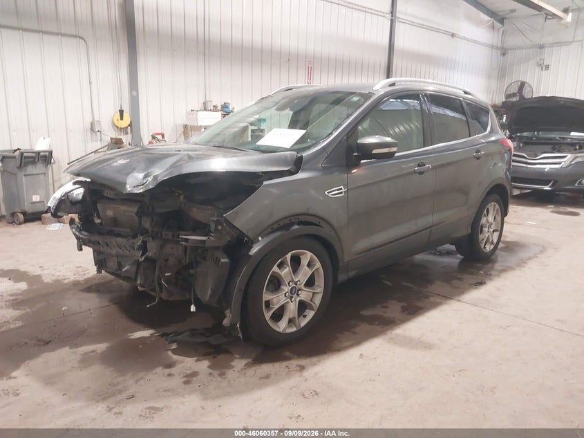 Vin: 1fmcu9jx2gub68299, lot: 46559884, ford escape titanium 20162
