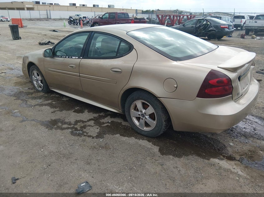 PONTIAC GRAND PRIX 2005 VIN 2G2WP522551307035