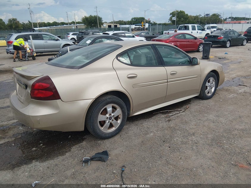 PONTIAC GRAND PRIX 2005 VIN 2G2WP522551307035