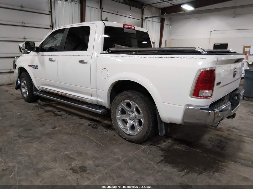 Vin: 1c6rr7nm4hs883111, lot: 46559897, ram 1500 laramie  4x4 5'7 box 20173