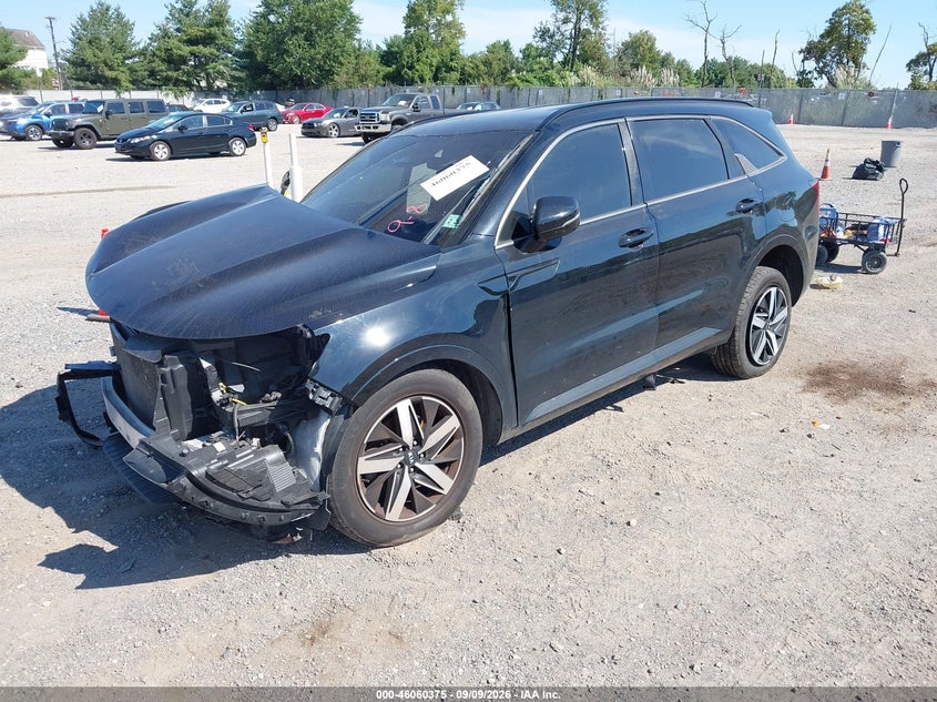 Vin: 5xyrl4lc3mg019265, lot: 46559902, kia sorento s 20212