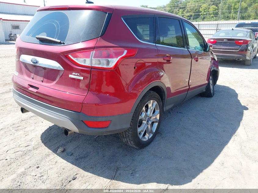 Vin: 1fmcu0hxxduc84167, lot: 46559931, ford escape sel 20134