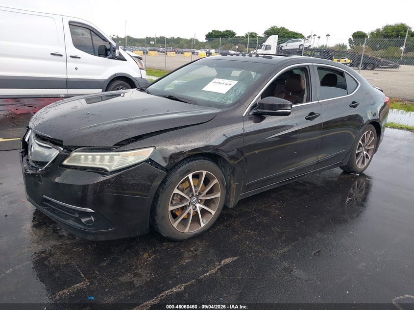 Vin: 19uub3f74fa000556, lot: 46559987, acura tlx v6 advance 20152