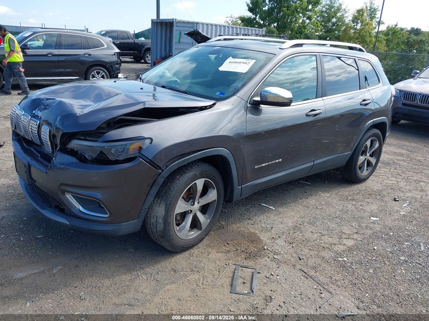 Vin: 1c4pjmdx4kd246068, lot: 46560029, jeep cherokee limited 4x4 20192