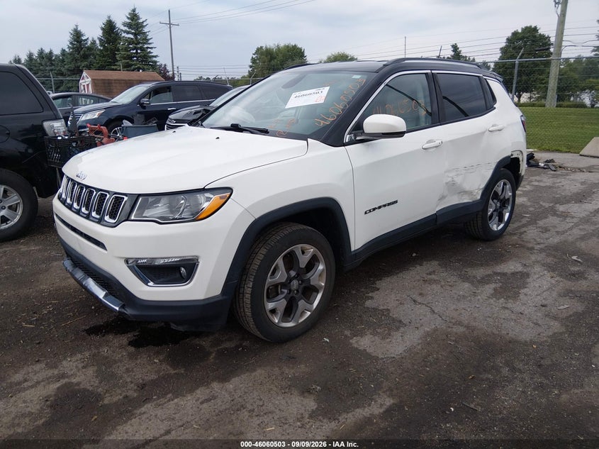 Vin: 3c4njdcb2kt653958, lot: 46560030, jeep compass limited 4x4 20192