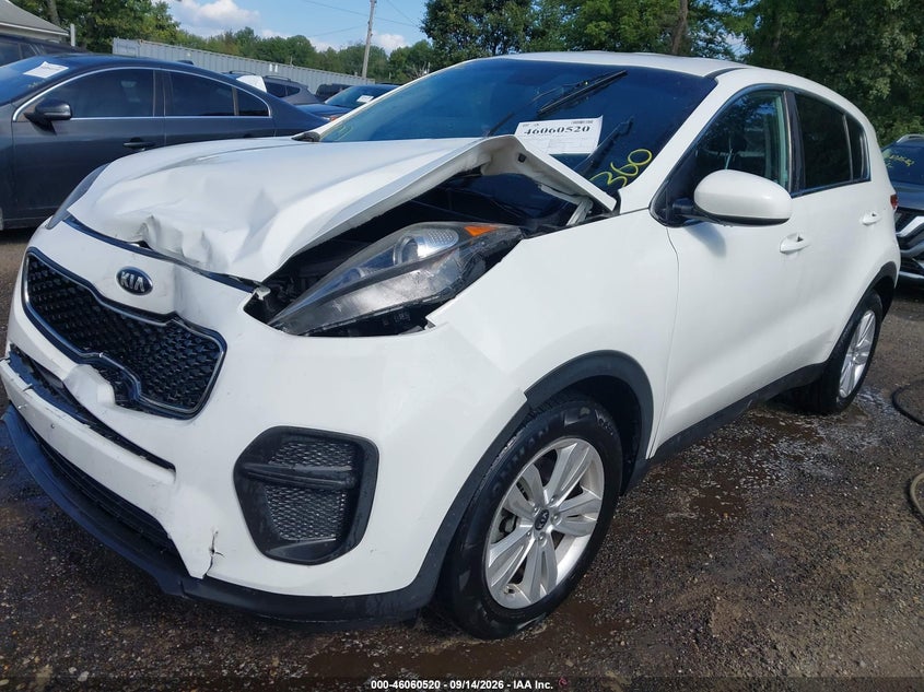 Vin: kndpm3ac8j7424547, lot: 46560047, kia sportage lx 20182