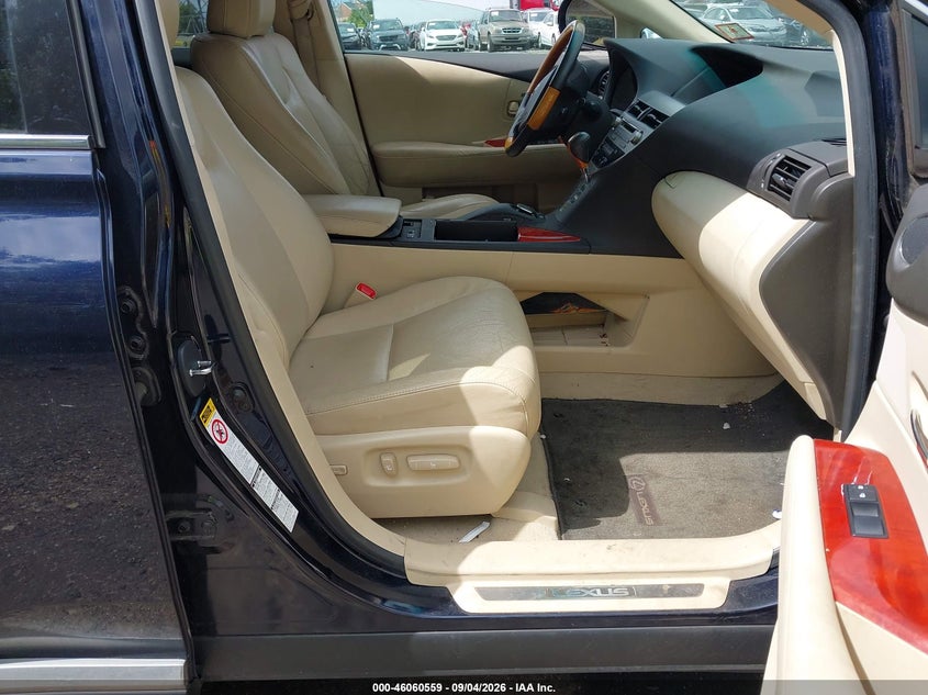 2010 LEXUS RX SPORT UTILITY VEHICLE 3.5L V-6 DOHC, VVT, PREMIUM , 275HP