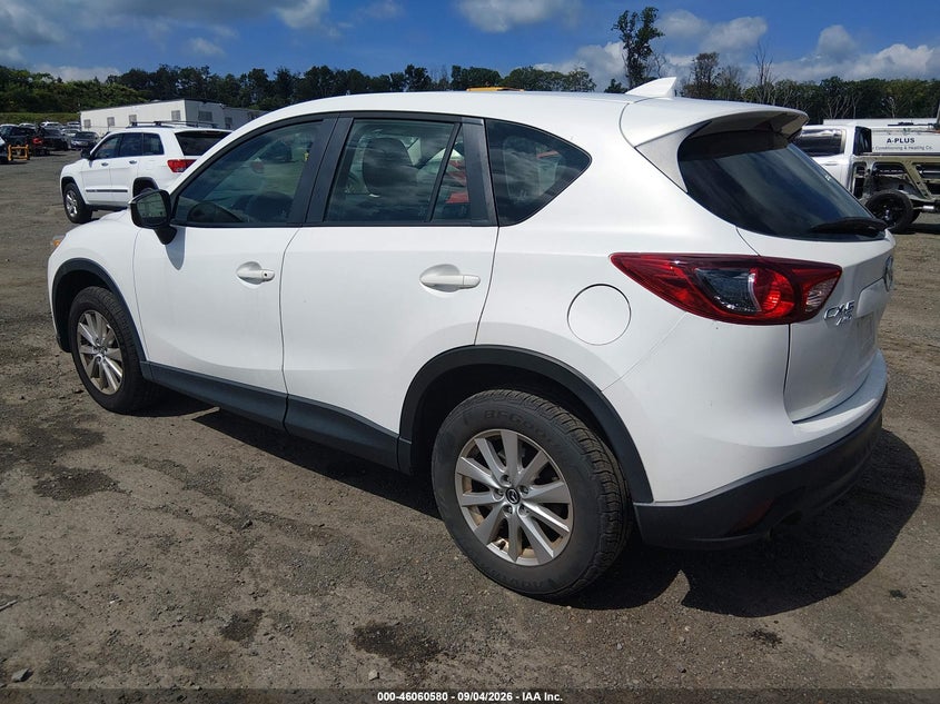 Vin: jm3ke4by3g0629550, lot: 46560107, mazda cx-5 sport 20163