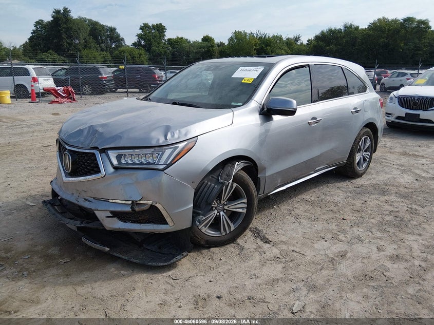 ACURA MDX 2019 VIN 5J8YD4H3XKL033491