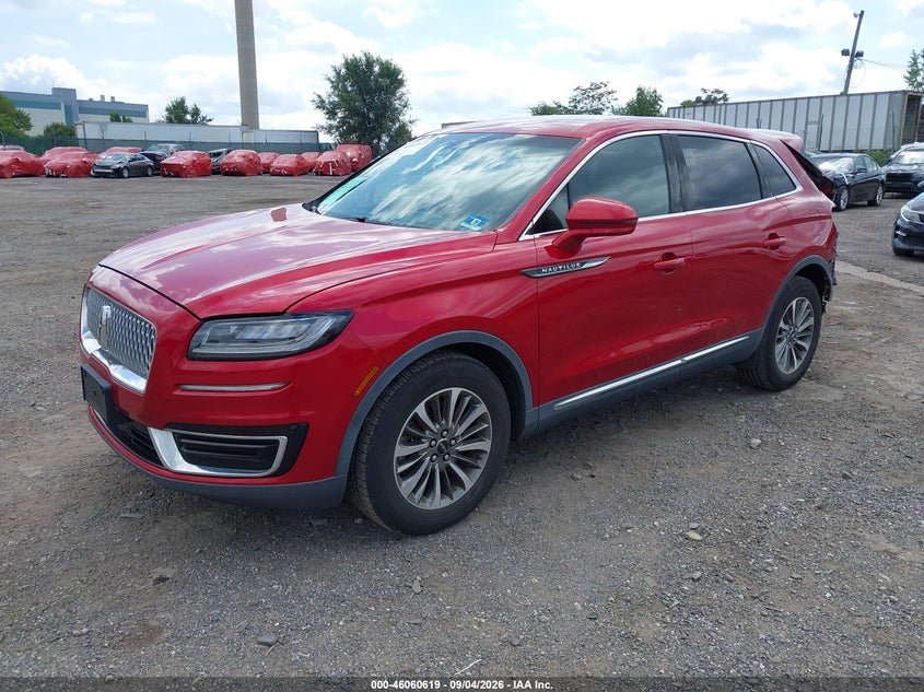 LINCOLN NAUTILUS 2020 VIN 2LMPJ8J96LBL08719