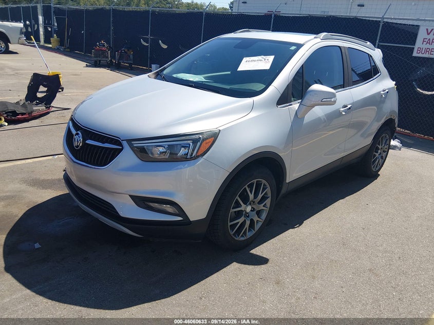 Vin: kl4cj1sb9kb711339, lot: 46560160, buick encore fwd sport touring 20192