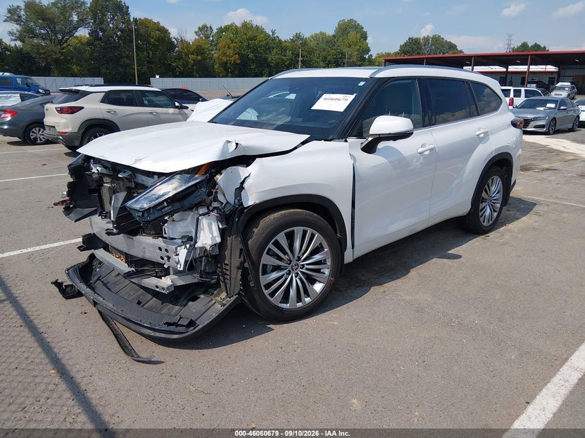 Vin: 5tdkdrbh7rs542114, lot: 46560206, toyota highlander platinum 20242