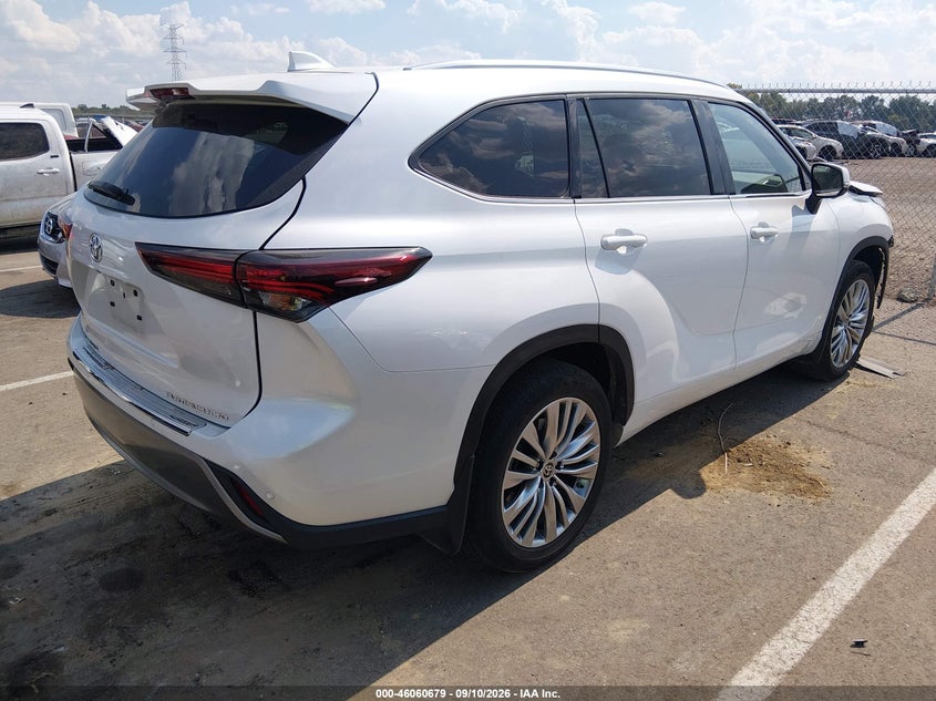 Vin: 5tdkdrbh7rs542114, lot: 46560206, toyota highlander platinum 20244