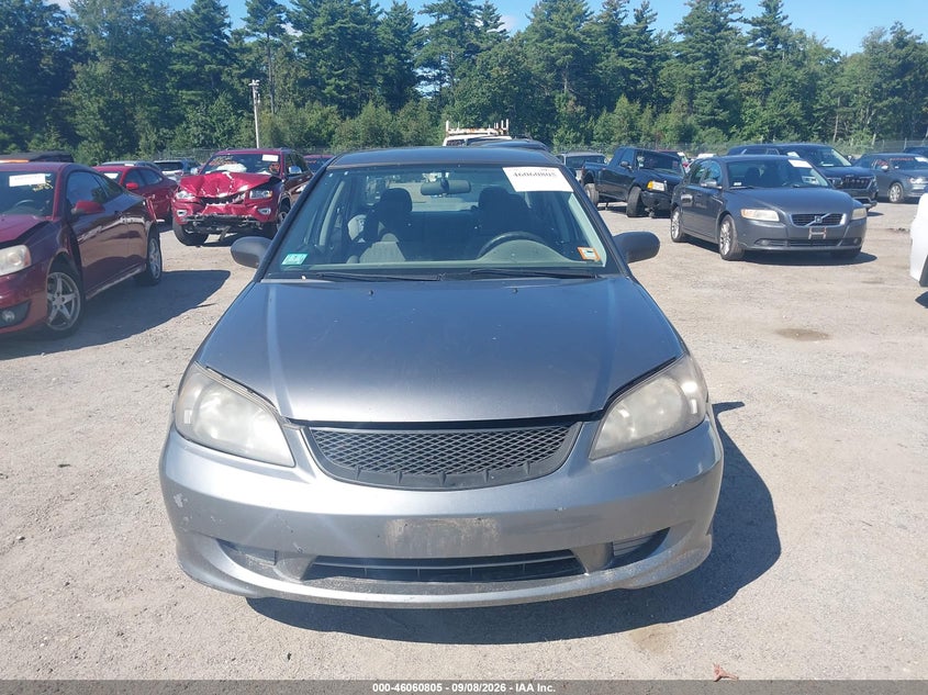 2004 HONDA CIVIC SEDAN 1.7L I-4 REGULAR , 115HP