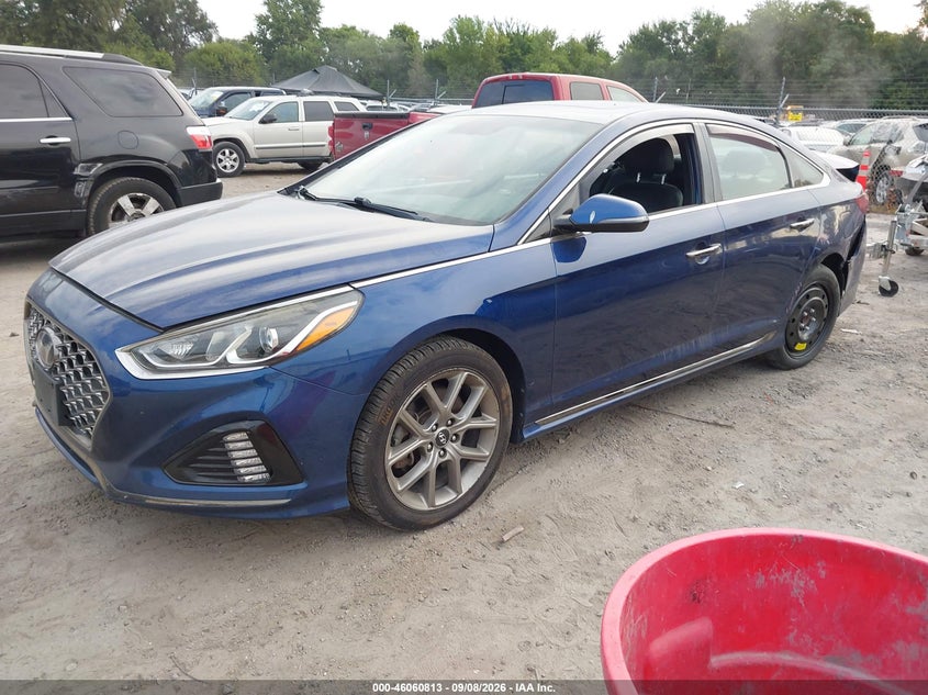Vin: 5npe34ab7jh646743, lot: 46560340, hyundai sonata sport 2.0t 20182