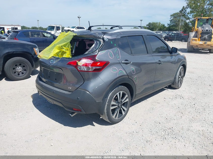 Vin: 3n1cp5cv0ll509416, lot: 46560365, nissan kicks sv xtronic cvt 20204