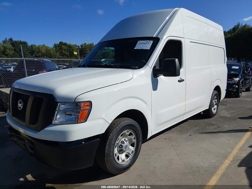Vin: 1n6bf0ly3jn809454, lot: 46560374, nissan nv cargo nv2500 hd sv v6 20182