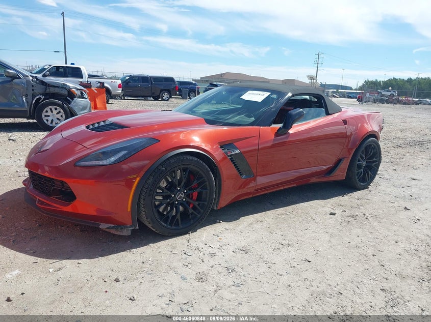Vin: 1g1yt3d63f5602342, lot: 46560375, chevrolet corvette z06 20152