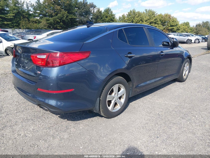 Vin: 5xxgm4a71fg480854, lot: 46560401, kia optima lx 20154