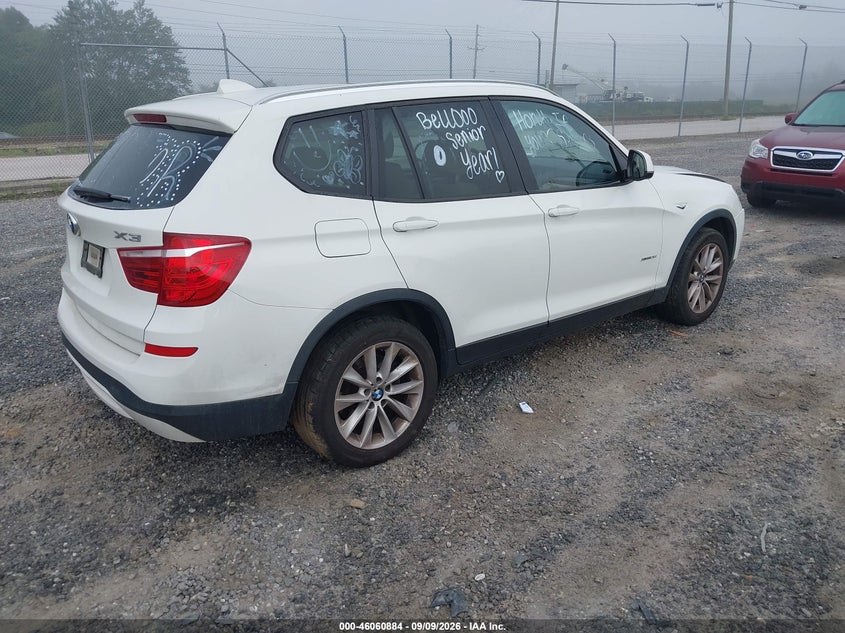 Vin: 5uxwx9c51g0d75814, lot: 46560411, bmw x3 xdrive28i 20164