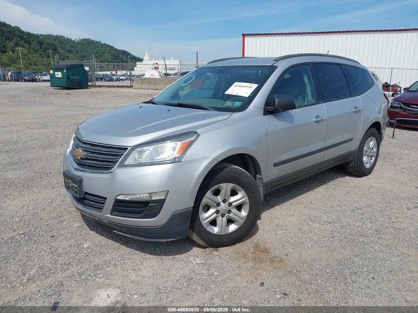 Vin: 1gnkrfed9dj145476, lot: 46560457, chevrolet traverse ls 20132
