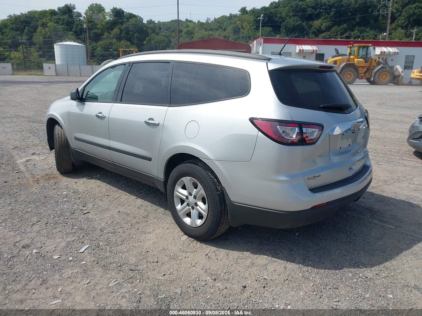 Vin: 1gnkrfed9dj145476, lot: 46560457, chevrolet traverse ls 20133