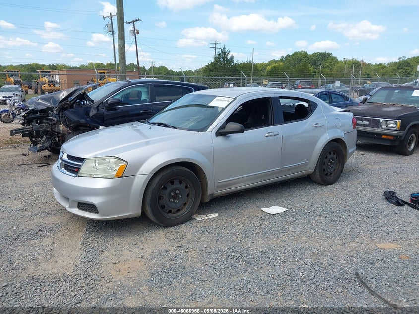 Vin: 1c3cdzag3cn264326, lot: 46560486, dodge avenger se 20122