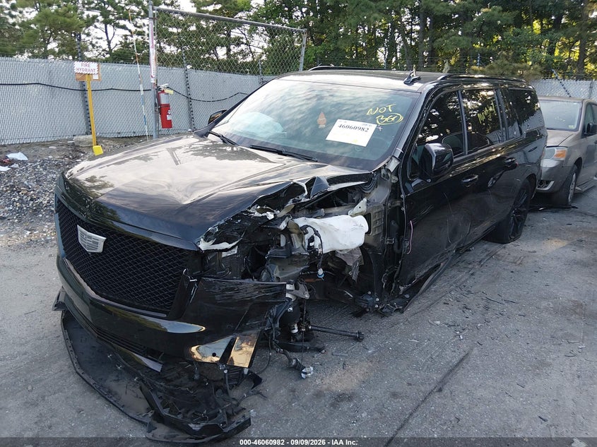 Vin: 1gys4rkl3mr417617, lot: 46560509, cadillac escalade esv 4wd sport platinum 20212