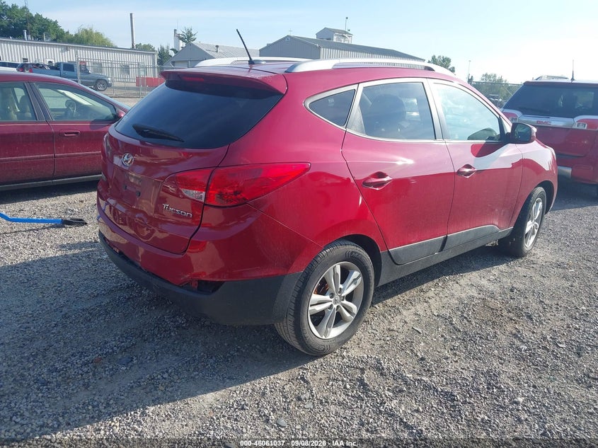 Vin: km8ju3ac0du547931, lot: 46560564, hyundai tucson gls 20134