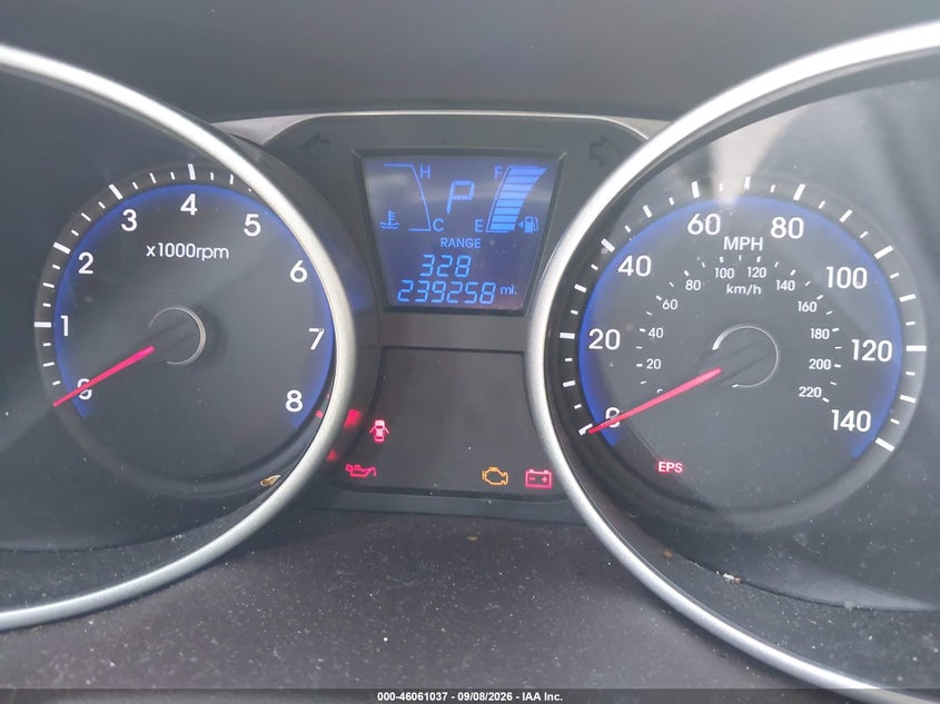 HYUNDAI TUCSON 2013 VIN KM8JU3AC0DU547931