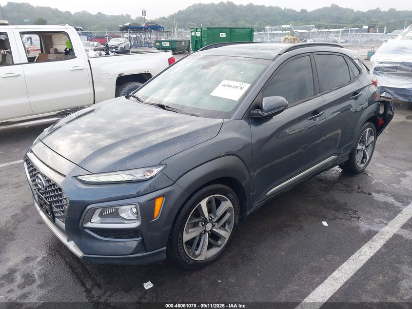 Vin: km8k3ca55mu606478, lot: 46560605, hyundai kona limited 20212